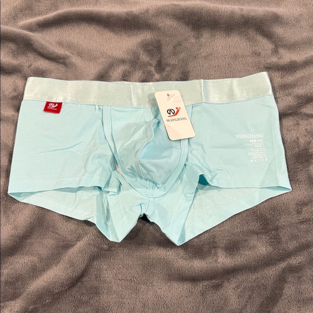 Men's Light Blue Boxer Briefs